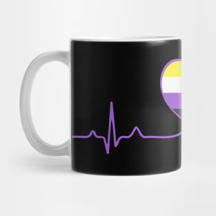 Non-binary Heartbeat Mug